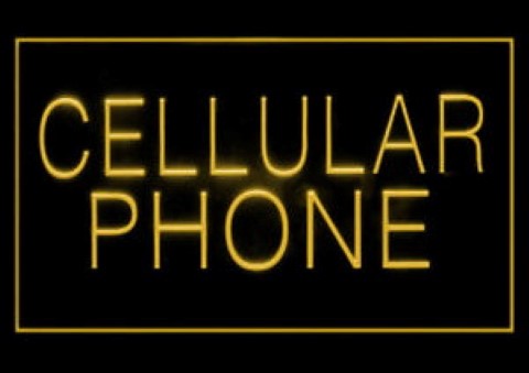 Cellular Mobile Phone LED Neon Sign